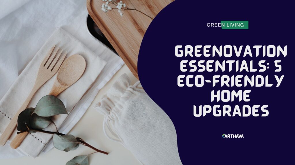 Greenovation Essentials- 5 Eco-Friendly Home Upgrades