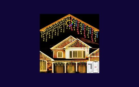 SOSHOT 640LED Solar Christmas Lights