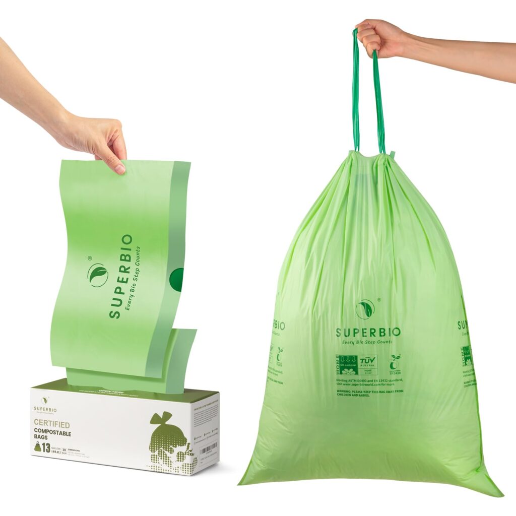 SUPERBIO Compostable Garbage Bags